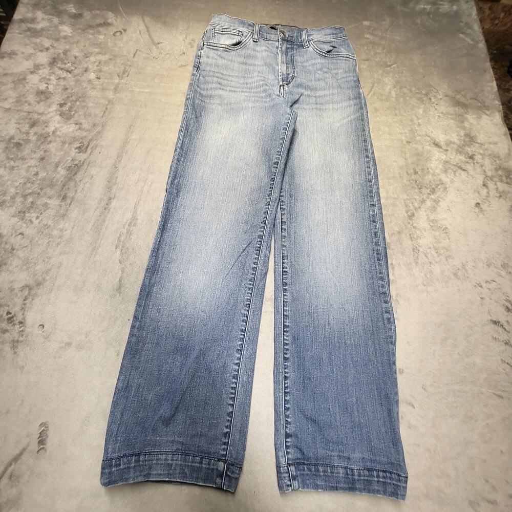 Joe's Jeans Jeans Womens 27 Blue Wide-Leg High Rise Relaxed Light Wash